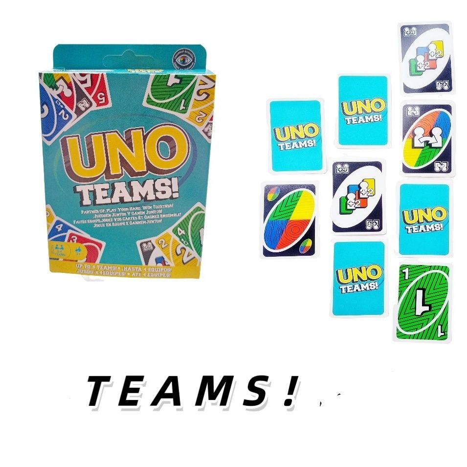 Party Games For Adults And Kids - Juego de cartas UNO para equipos,