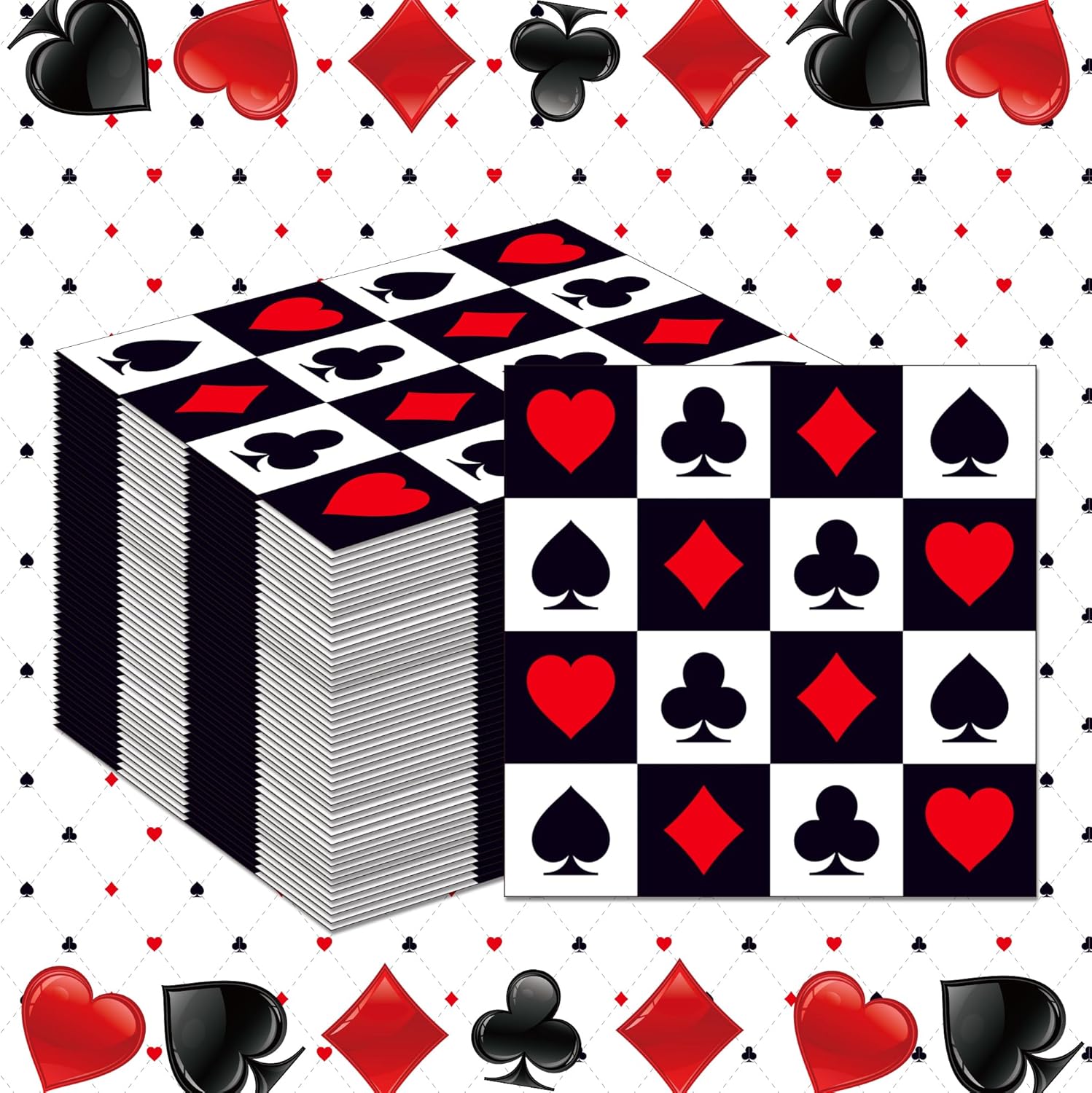 Servilletas de póker con tema  - Party Games Night reseña y precio