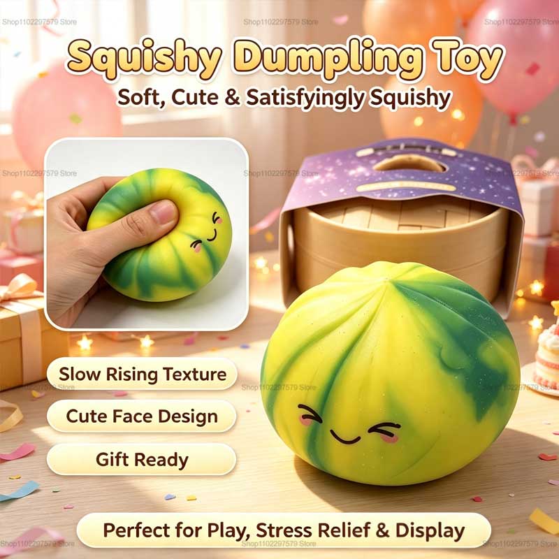 Juguete Squishy de Dumpling de - Party Games For Adults And Kids reseña y precio